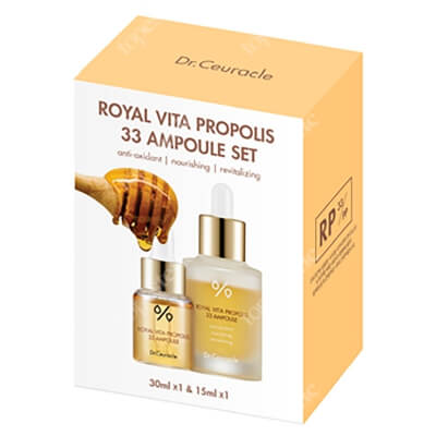 Dr Ceuracle Royal Vita Duo Set ZESTAW Ampułka z ekstraktem z propolisu i ekstraktem z mleczka pszczelego 15 ml + 30 ml
