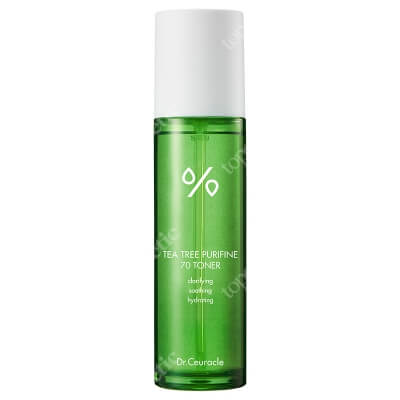 Dr Ceuracle Tea Tree Purifine 70 Toner Delikatny, nawilżający tonik z ekstraktem z drzewa herbacianego (70%) i kwasem BHA 300 ml