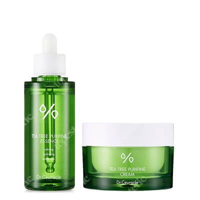 Dr Ceuracle Tea Tree Purifine 95 Care ZESTAW Kojąca esencja 50 ml + Nawilżający krem 50 g