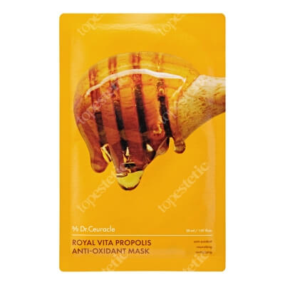 Dr Ceuracle Vita Propolis Antioxidant Mask Intensywnie odżywcza maseczka w płachcie na bazie propolisu, witaminy C i mleczka pszczelego 30 ml/1 szt.