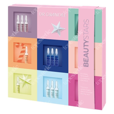 Dr Grandel Beauty Stars Calendar ZESTAW Luksusowe ampułki do twarzy 25 szt x 3 ml