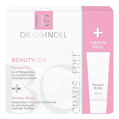 Dr Grandel BeautyGen ZESTAW Krem odmładzający do skóry suchej, 24h, 50 ml + Krem odmładzający do ciała z ekstraktem ze śnieżnej algi 30 ml
