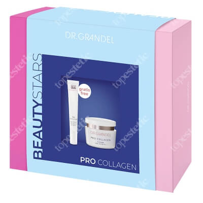 Dr Grandel Collagen Gift Box ZESTAW Krem kolagenowy ujędrniająco-wygładzający 50 ml + Kolagenowy krem pod oczy z peptydami 20 ml