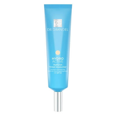 Dr Grandel Hyaluron Tinted Moisturizer SPF 25 Krem nawilżający o faktorze SPF 25, który dopasowuje się do odcienia skóry 30 ml