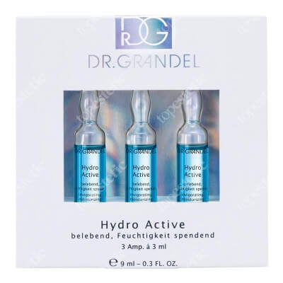 Dr Grandel Hydro Active Ampułka nawilżająco-rewitalizująca, zawiera kofeinę 3x3 ml