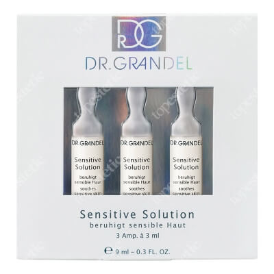 Dr Grandel Sensitive Solution Ampułka łagodząca, koi zaczerwienienia 3 x 3 ml