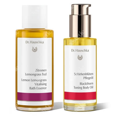 Dr Hauschka Bath Essence + Toning Body Oil ZESTAW Olejek do kąpieli 100 ml + Olejek do ciała 75 ml