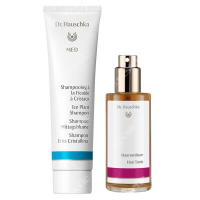 Dr Hauschka Hair Set ZESTAW Szampon do włosów z przypołudnika 150 ml + Normalizujący Tonik do włosów i skóry głowy 75 ml