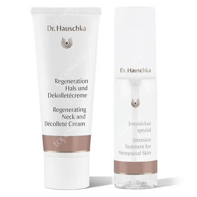 Dr Hauschka Intensive Treatment For Menopausal Set ZESTAW Kuracja 40 ml + Krem regenerujący na szyję i dekolt 40 ml