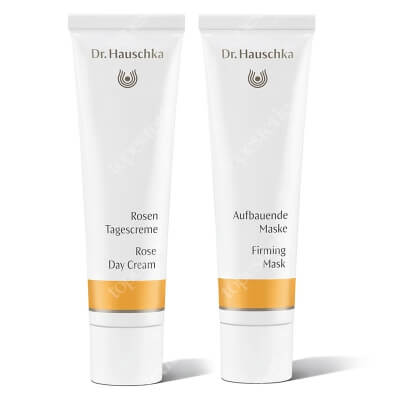 Dr Hauschka Rose Day Cream + Firming Mask ZESTAW Krem z róży na dzień 30 ml + Maseczka ujędrniająca 30 ml