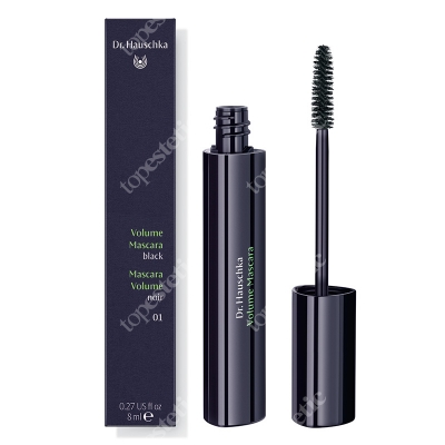 Dr Hauschka Volume Mascara 01 Black Pogrubiający tusz do rzęs (kolor czarny) 8 ml