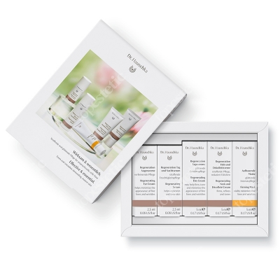 Dr Hauschka Zestaw Regeneracja ZESTAW Krem 2,5 ml + Serum 2,5 ml + Krem 5 ml + Krem 5 ml + Maseczka 5 ml
