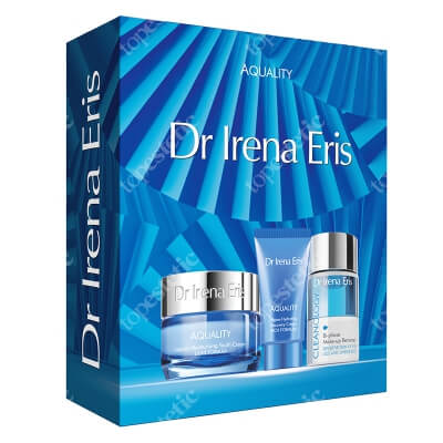 Dr Irena Eris Aquality Set ZESTAW Odmładzajacy krem 50 ml + Krem regenerujący 30 ml + Dwufazowy płyn do demakijażu 50 ml