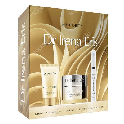 Dr Irena Eris Authority ZESTAW Krem na dzień 50 ml + Krem na noc 30 ml + Liftingujące serum do pielęgnacji skóry wokół oczu 15 ml