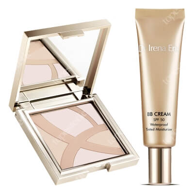 Dr Irena Eris BB Cream SPF 50 + Translucent Powder ZESTAW Krem BB (kolor 40) 30 ml + Puder transparentny 9 g