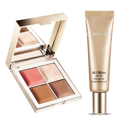 Dr Irena Eris Face Contouring Pallette + BB Cream SPF 50  ZESTAW Paletka do konturowania twarzy 4x 5g + Krem BB (kolor 40) 30 ml