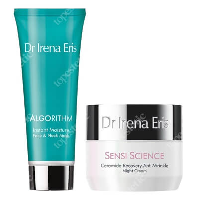 Dr Irena Eris Face & Neck Mask + Anti-Wrinkle Night Cream ZESTAW Maska głęboko nawilżająca 75 ml + Ceramidowy krem na noc 50 ml