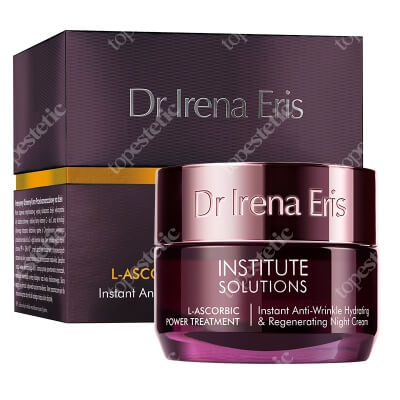 Dr Irena Eris L-ascorbic Power Treatment Instant Anti Wrinkle Hydrating And Regenerating Night Cream Nawilżająco-odżywczy krem przeciwzmarszczkowy na noc 50 ml