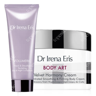 Dr Irena Eris Neck And Decollate Concentrate + Velvet Harmony Cream ZESTAW Modelujący koncentrat na szyję i dekolt 75 ml + Pro-ujędrniający krem do ciała 200 ml