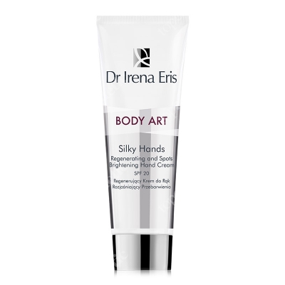 Dr Irena Eris Silky Hands - Regenerating And Spots Brightening Hand Cream SPF20 Regenerujący krem do rąk rozjaśniający przebarwienia 75 ml