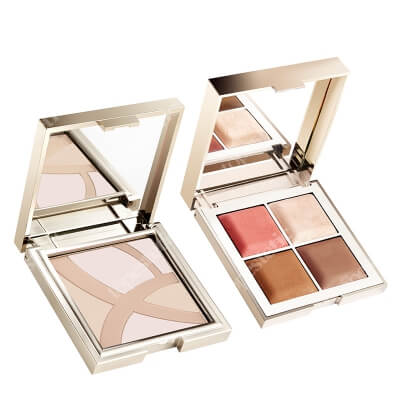 Dr Irena Eris Translucent Powder + Face Contouring Pallette ZESTAW Puder transparentny 9 g + Paletka do konturowania twarzy 4x 5g