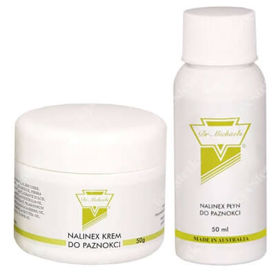 Dr Michaels Nailinex Set ZESTAW Płyn do paznokci 50 ml + Krem do paznokci 50 g