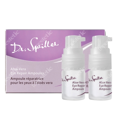 Dr Spiller Aloe Vera Eye Repair Ampoule Intensywny koncentrat w ampułkach na bazie ekstraktu z aloesu, alg, hydrolizowanego kolagenu 5x5 ml