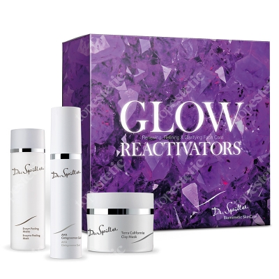 Dr Spiller Glow Reactivators ZESTAW Żel z kwasami AHA 50 ml + Peeling enzymatyczny 60 g + Maska 50 ml