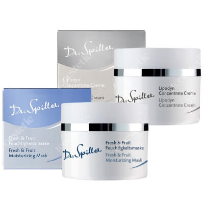 Dr Spiller Lipodyn Concentrate Cream + Fresh & Fruit Moisturizing Mask ZESTAW Odżywczy krem 50 ml + Żelowa maska 50 ml