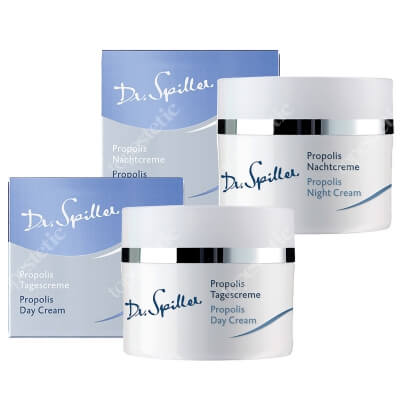 Dr Spiller Propolis Set Day And Night ZESTAW Krem balansujący z propolisem, witaminą A i C 50 ml + Krem balansujący z ekstraktem z aloesu, witaminą A i C 50 ml