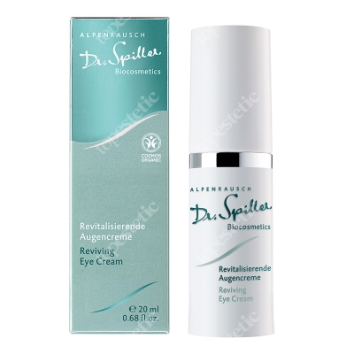 Dr Spiller Reviving Eye Cream Rozświetlający i redukujący opuchliznę krem pod oczy z ekstraktem ze świetlika, piany łąkowej, lipy i szarotki alpejskiej 20 ml