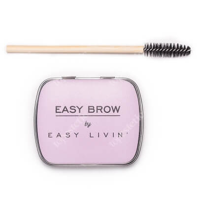 Easy Livin Easy Brow Naturalne mydełko do stylizacji brwi 24 g + Szczoteczka 1 szt
