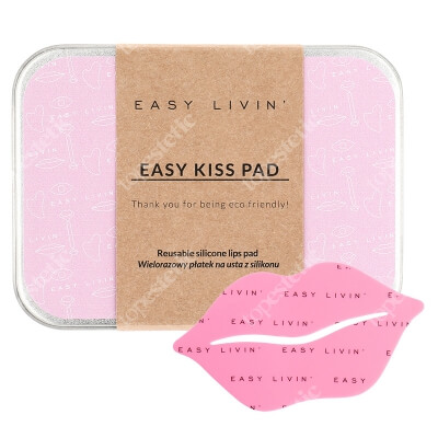 Easy Livin Easy Kiss Pad Wielorazowy płatek na usta z silikonu 1 szt