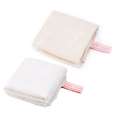 Easy Livin Ręcznik Duo ZESTAW Delikatny ręcznik do twarzy z wiskozy bambusowej 1 szt + Delikatny ręcznik do twarzy z włókien algowych SeaCELL 1 szt