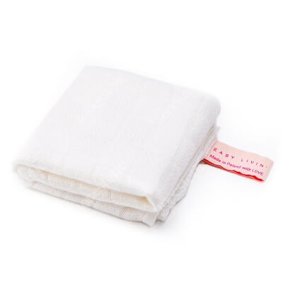 Easy Livin Ręcznik Muslinowy do Twarzy OEKO - TEX Delikatny ręcznik do twarzy wykonany z 100% wiskozy bambusowej 1 szt