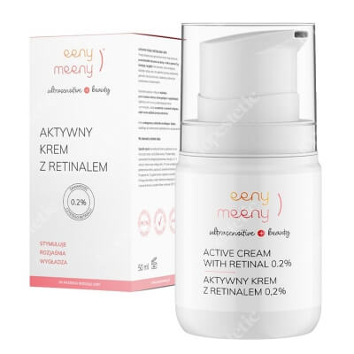 Eeny meeny Aktywny Krem z Retinalem 0,2 % Przeciwzmarszczkowy, seboregulujący i wygładzający 50 ml