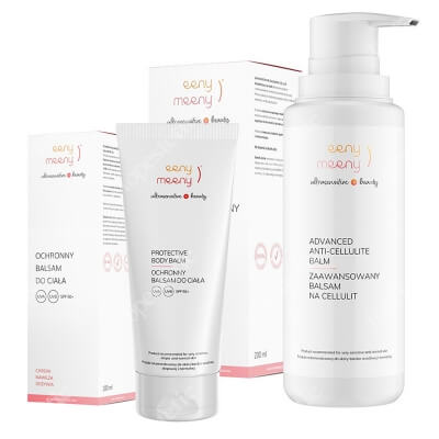 Eeny meeny Cellulit i Protective Body UVA, UVB, SPF 50+ ZESTAW Redukuje, ujędrnia, modeluję 200 ml + Ochronny balsam do ciała UVA, UVB 100 ml