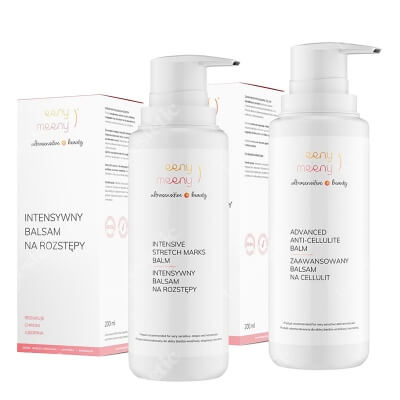 Eeny meeny Cellulit i Rozstępy ZESTAW Redukuje, ujędrnia, modeluję 200 ml + Redukuje i rozjaśnia istniejące już rozstępy 200 ml