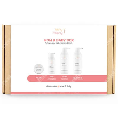 Eeny meeny Mom And Baby Box ZESTAW Balsam S.O.S. 40 g + Krem łagodzący 100 ml + Olejek ochronny 200 ml + Żel do mycia 200 ml