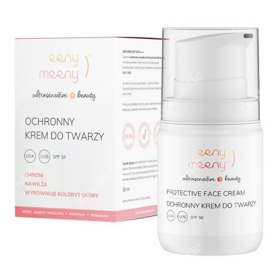 Eeny meeny Ochronny Krem Do Twarzy UVA UVB SPF 50 Chroni, nawilża, wyrównuje koloryt skóry 50 ml