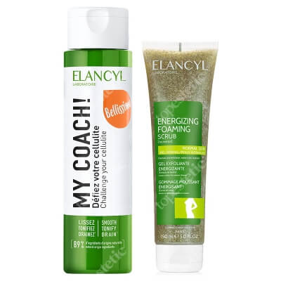 Elancyl Free Cellulit Body ZESTAW Energetyzujący peeling do ciała 150 ml + Intensywna kuracja antycellulitowa 200 ml