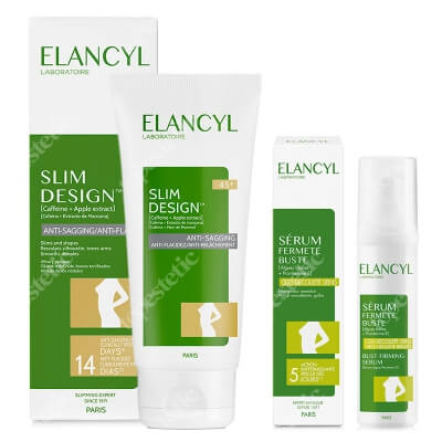 Elancyl Slim Body ZESTAW Krem intensywnie napinający dla kobiet w okresie 45+, 200 ml + Serum ujędrniające do szyi, dekoltu i biustu 50 ml