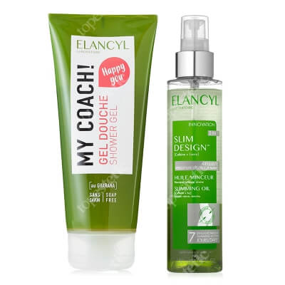 Elancyl Smooth and Firm Body ZESTAW Żel pod prysznic 200 ml + Olejek antycellulitowy i przeciwko rozstępom 150 ml