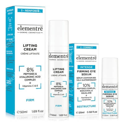 Elementre Lift And Firm ZESTAW Krem ujędrniający 50 ml + Ujędrniające serum pod oczy 20 ml