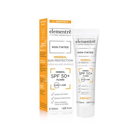 Elementre Mineral Sun Protection SPF 50 Filtr mineralny SPF 50 (kolor Non Tinted) 50 ml