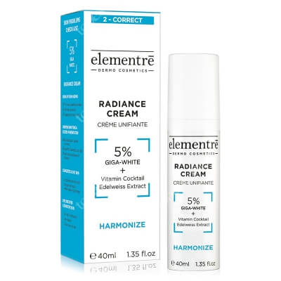 Elementre Radiance Cream Silnie rozjaśniający krem na przebarwienia 40 ml