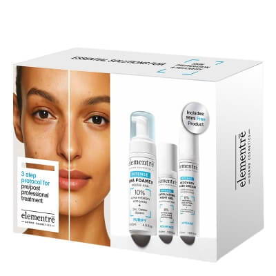 Elementre Skin Preparation And Recovery ZESTAW Pianka 120 ml + Żel na noc 40 ml + Krem 50 ml + Żel 75 ml + Krem 15 ml + Filtr 2x 3 ml