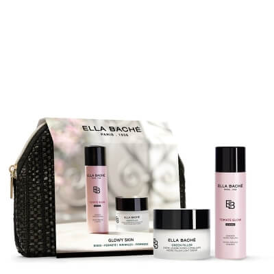 Ella Bache Glowy Skin Wrinkles Firmes ZESTAW Intensywna esencja mikro-peelingująca 125 ml + Lekki krem przeciwzmarszczkowy z efektem wypełnienia 50 ml