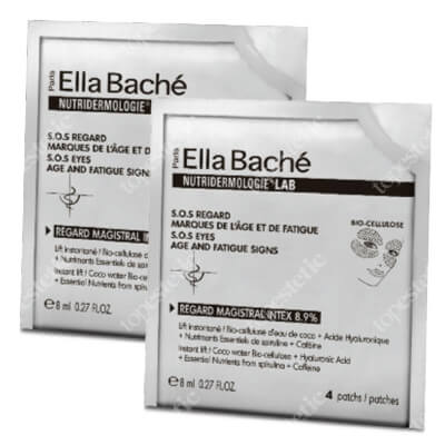Ella Bache Magistral Eye Intex 8,9 % x 2 ZESTAW Maska z biocelulozy pod oczy 1 szt x 2