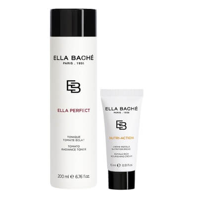 Ella Bache Nourishing Set ZESTAW Pomidorowy tonik rozświetlający 200 ml + Bogaty odżywczy krem 15 ml